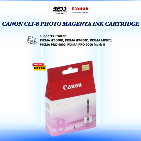 CANON CLI-8 (BK/C/M/Y/PC/PM/R/G) CARTRIDGE