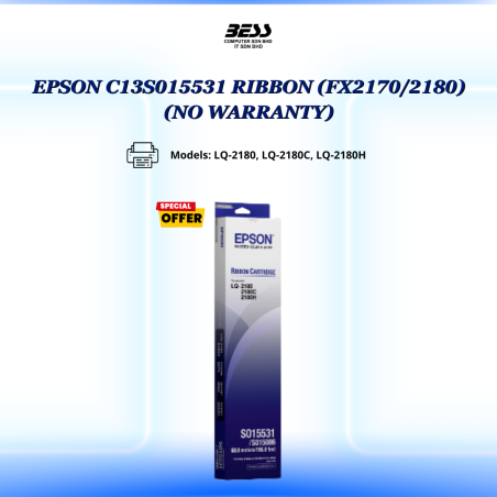 EPSON C13S015531 RIBBON (FX2170/2180) (NO WARRANTY)
