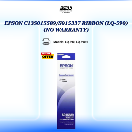 EPSON C13S015589/S015337 RIBBON (LQ-590) (NO WARRANTY)