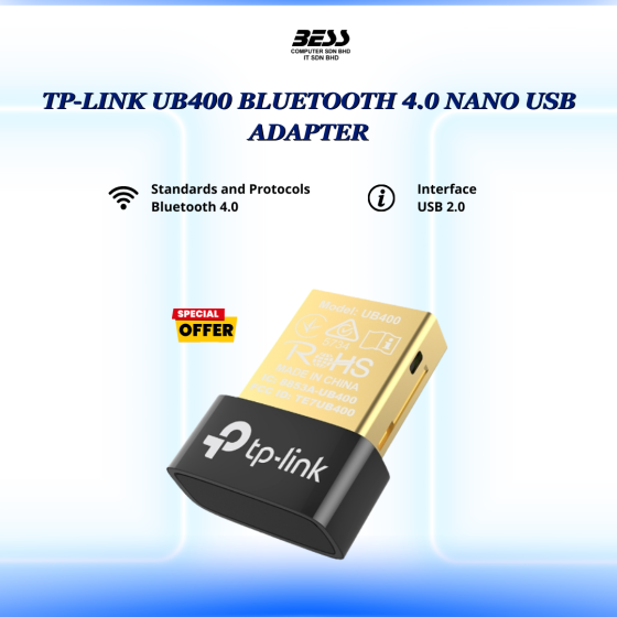 TP-LINK UB400 BLUETOOTH 4.0 NANO USB ADAPTER