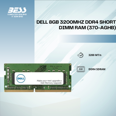 DELL 8GB 3200MHZ DDR4 SHORT DIMM RAM