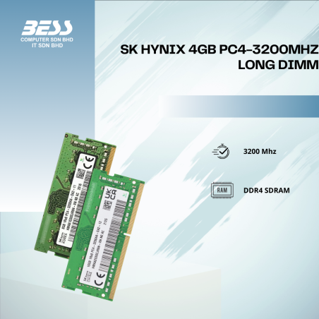SKHYNIX 4GB PC4-3200MHZ LONG DIMM RAM