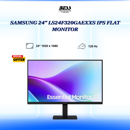 SAMSUNG 24" LS24F320GAEXXS IPS FLAT MONITOR
