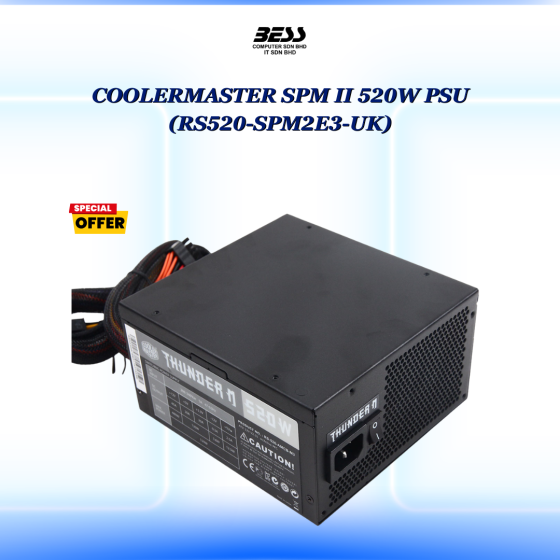 COOLERMASTER SPM II 520W PSU (RS520-SPM2E3-UK)