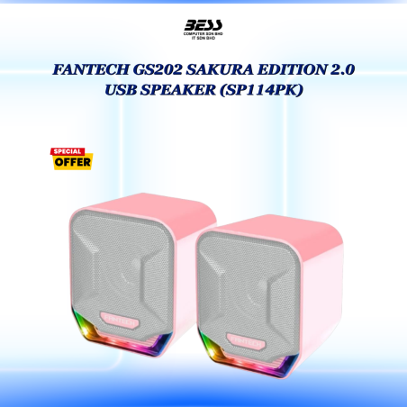 FANTECH GS202 SAKURA EDITION 2.0 USB SPEAKER (SP114PK)