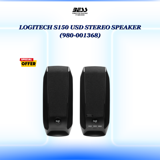 LOGITECH S150 USD STEREO SPEAKER (980-001368)