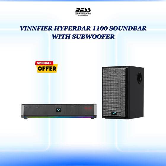 VINNFIER HYPERBAR 1100 SOUNDBAR WITH SUBWOOFER