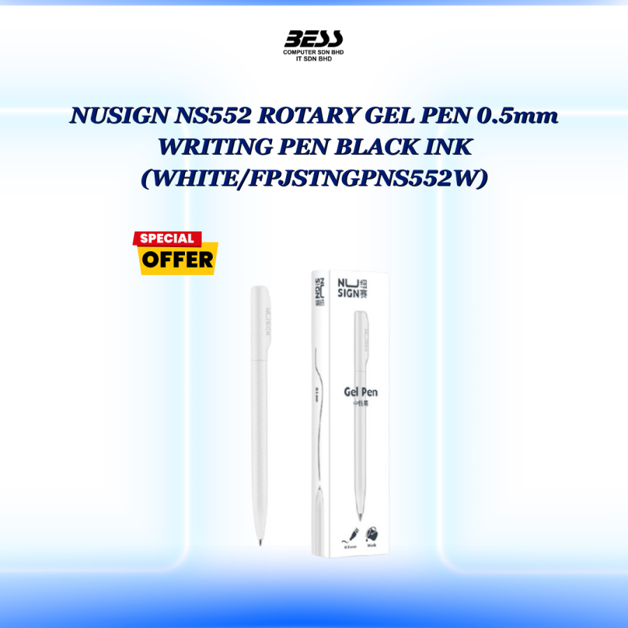 NUSIGN NS552 ROTARY GEL PEN 0.5mm WRITING PEN