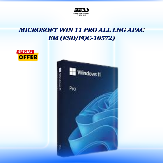 MICROSOFT WIN 11 PRO ALL LNG APAC EM (ESD/FQC-10572)