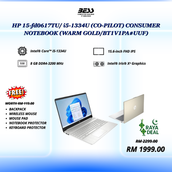 HP 15-fd0617TU /0618TU /0619TU  /0621TU / i5-1334U