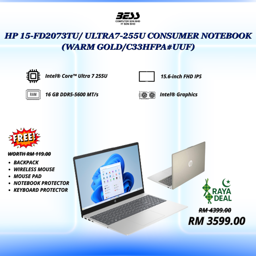HP 15-fd2073TU/ Ultra7-255U