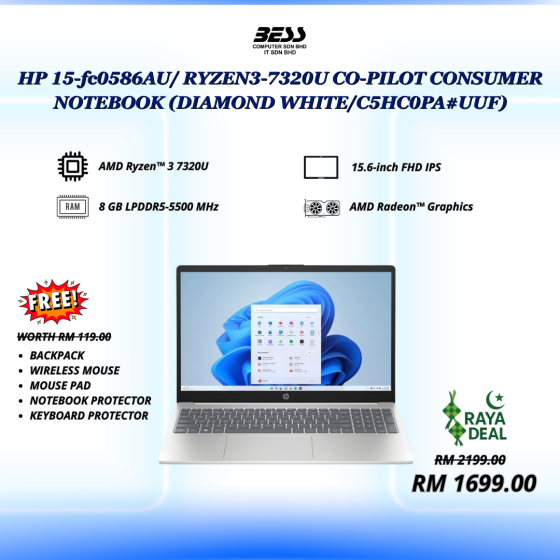 HP 15-fc0586AU/ RYZEN3-7320U
