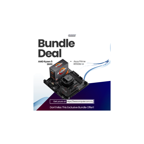 AMD RYZEN 5 3600 W/WRAITH STEALTH COOLER (BOX)