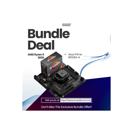 AMD RYZEN 5 3600 W/WRAITH STEALTH COOLER (BOX)