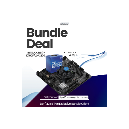 INTEL CORE I3-10100F/LGA1200 PROCESSOR (BX8070110100F)