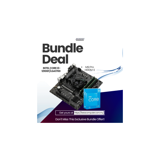 INTEL CORE I3-12100F/LGA1700 PROCESSOR (BX8071512100F)