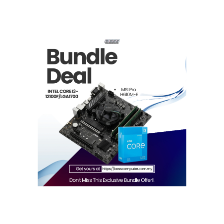 INTEL CORE I3-12100F/LGA1700 PROCESSOR (BX8071512100F)