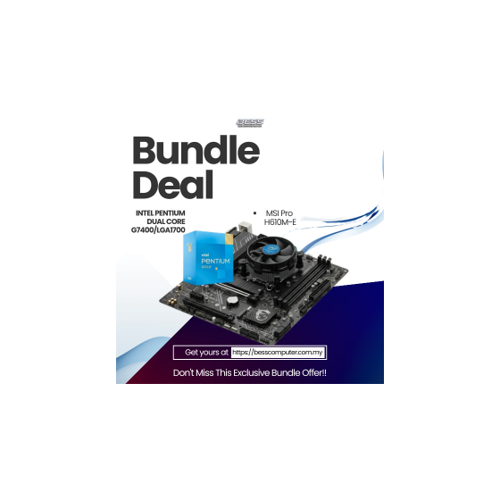INTEL PENTIUM DUAL CORE G7400/LGA1700 PROCESSOR (BX80715G7400)