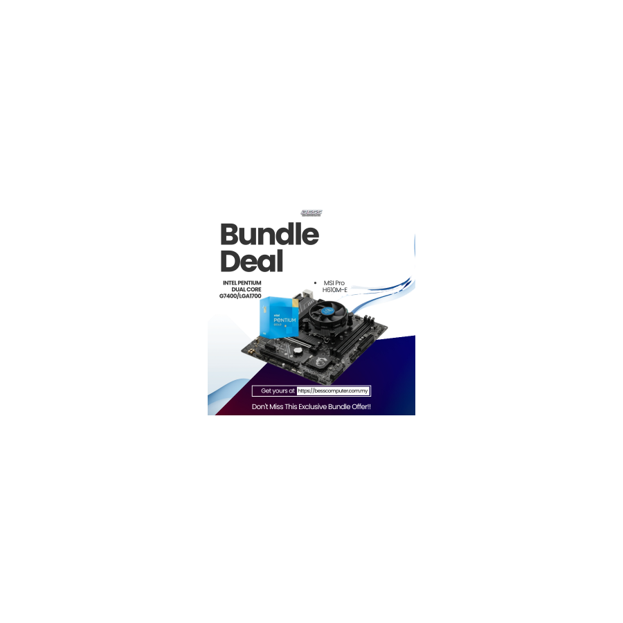 INTEL PENTIUM DUAL CORE G7400/LGA1700 PROCESSOR (BX80715G7400)