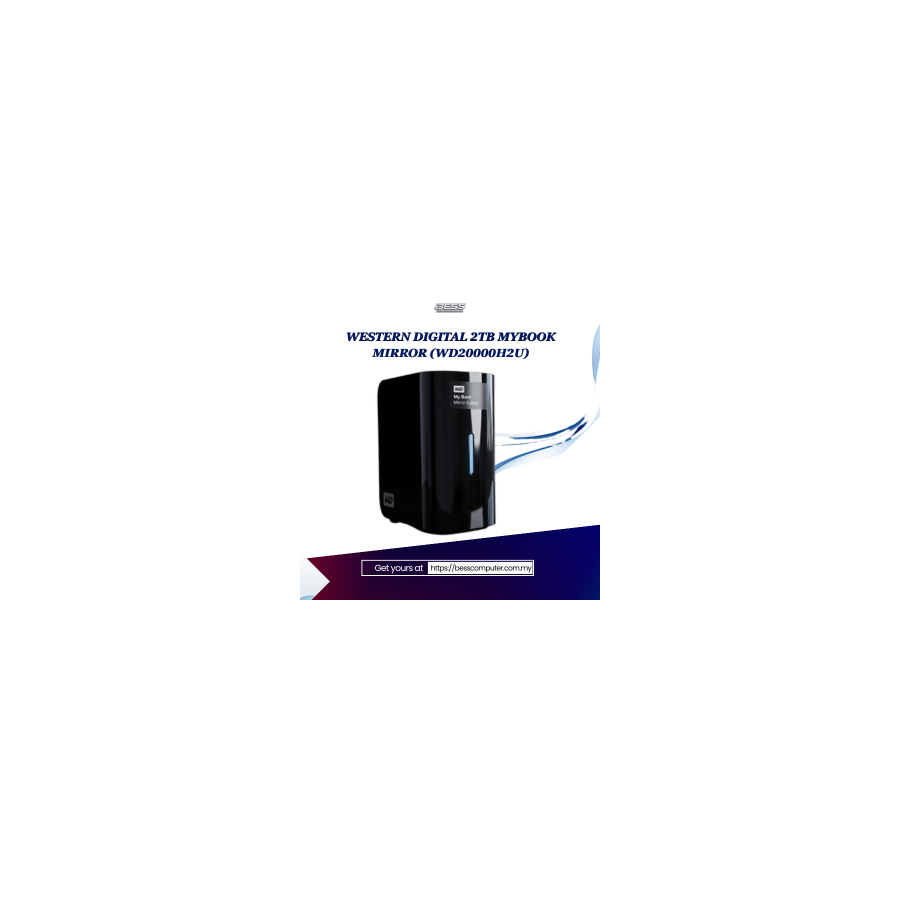 WESTERN DIGITAL 2TB MYBOOK MIRROR (WD20000H2U)