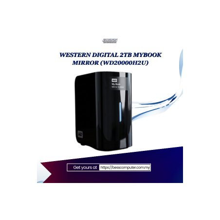 WESTERN DIGITAL 2TB MYBOOK MIRROR (WD20000H2U)