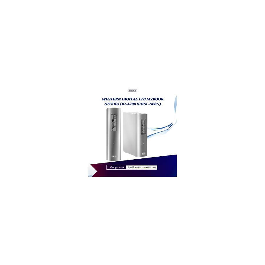 WESTERN DIGITAL 1TB MYBOOK STUDIO (BAAJ0010HSL-SESN)