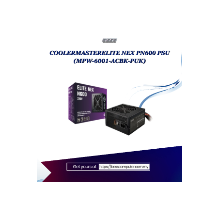COOLERMASTERELITE NEX PN600 PSU (MPW-6001-ACBK-PUK)