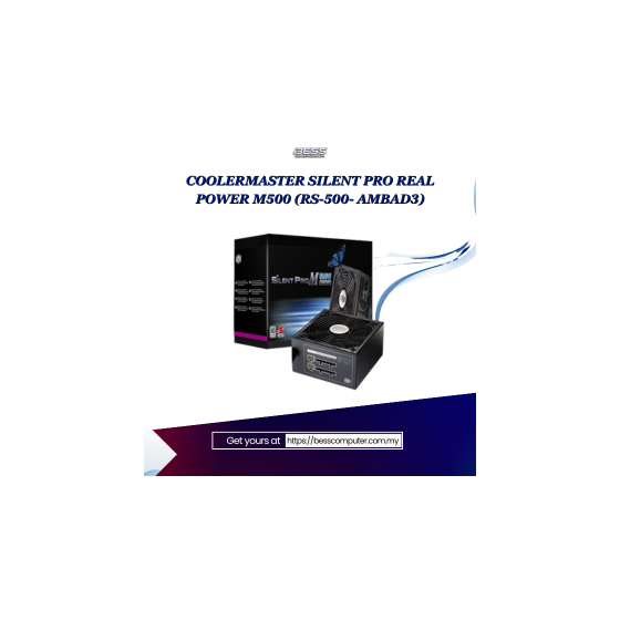 COOLERMASTER SILENT PRO REAL POWER M500 (RS-500- AMBAD3)
