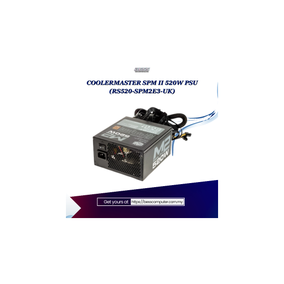 COOLERMASTER SPM II 520W PSU (RS520-SPM2E3-UK)