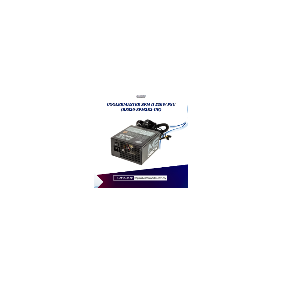 COOLERMASTER SPM II 520W PSU (RS520-SPM2E3-UK)