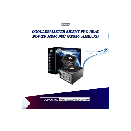 COOLLERMASTER SILENT PRO REAL POWER M850 PSU (RS850- AMBAJ3)