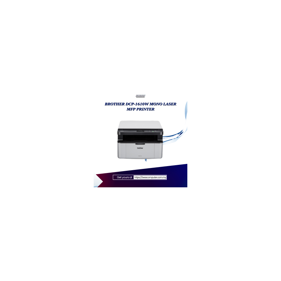 BROTHER DCP-1610W MONO LASER MFP PRINTER