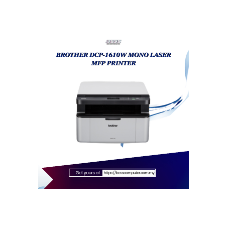 BROTHER DCP-1610W MONO LASER MFP PRINTER