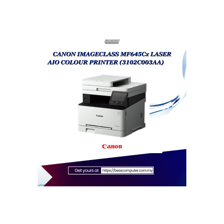 CANON IMAGECLASS MF645Cx LASER AIO COLOUR PRINTER (3102C003AA)