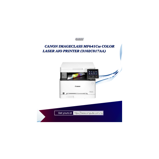CANON IMAGECLASS MF641Cw COLOR LASER AIO PRINTER (3102C017AA)