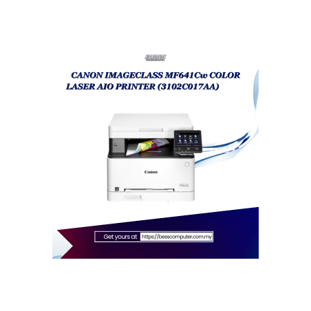 CANON IMAGECLASS MF641Cw COLOR LASER AIO PRINTER (3102C017AA)
