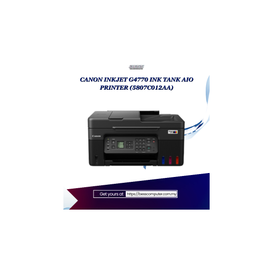 CANON INKJET G4770 INK TANK AIO PRINTER (5807C012AA)
