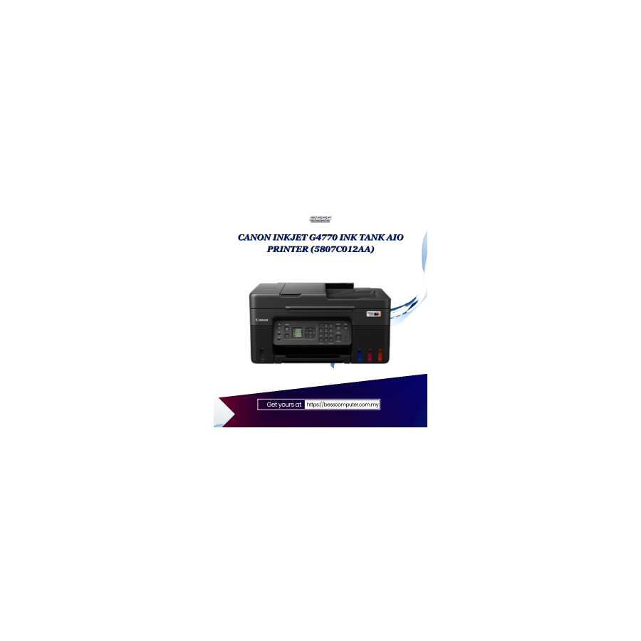 CANON INKJET G4770 INK TANK AIO PRINTER (5807C012AA)