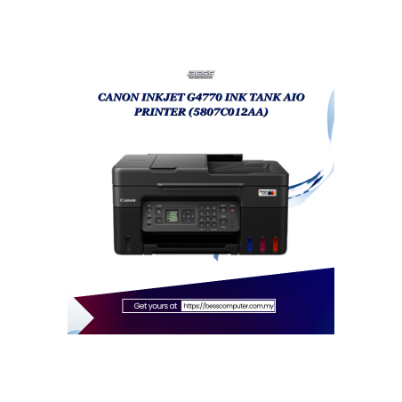 CANON INKJET G4770 INK TANK AIO PRINTER (5807C012AA)