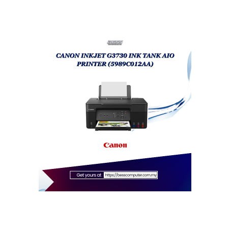 CANON INKJET G3730 INK TANK AIO PRINTER (5989C012AA)