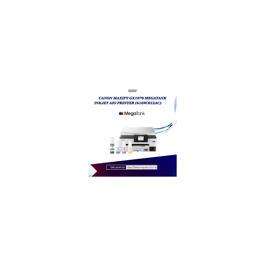 CANON MAXIFY GX1070 MEGATANK INKJET AIO PRINTER (6169C012AC)