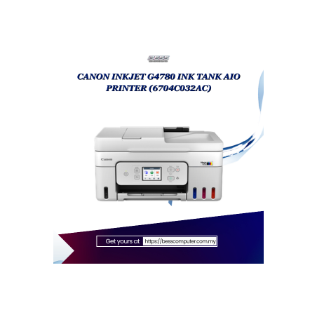 CANON INKJET G4780 INK TANK AIO PRINTER (6704C032AC)