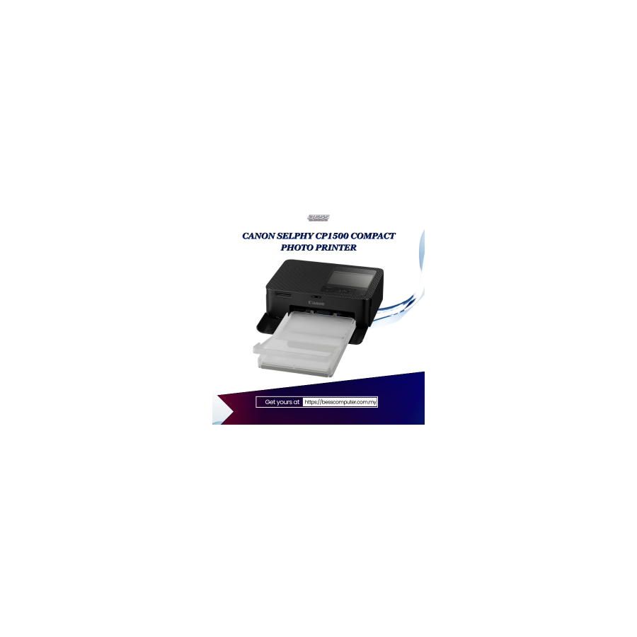 CANON SELPHY CP1500 COMPACT PHOTO PRINTER