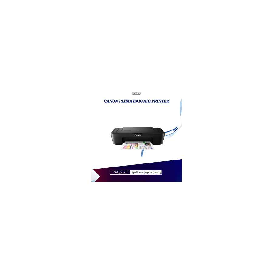 CANON PIXMA E410 AIO PRINTER
