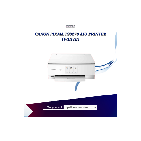 CANON PIXMA TS8270 AIO PRINTER (WHITE)