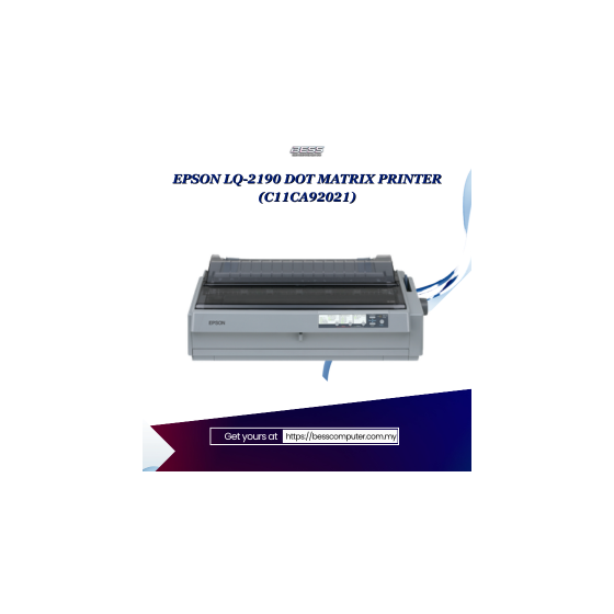 EPSON LQ-2190 DOT MATRIX PRINTER (C11CA92021)