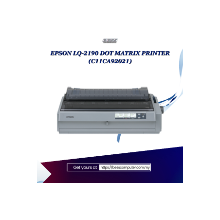 EPSON LQ-2190 DOT MATRIX PRINTER (C11CA92021)