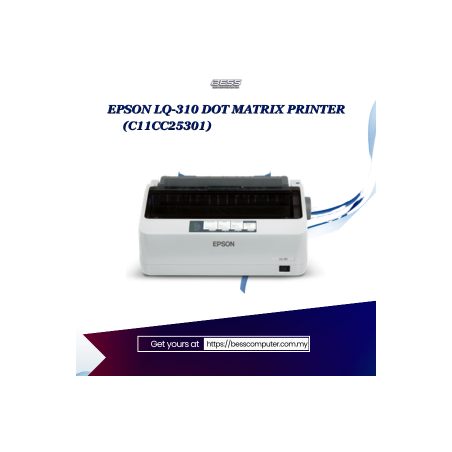 EPSON LQ-310 DOT MATRIX PRINTER (C11CC25301)