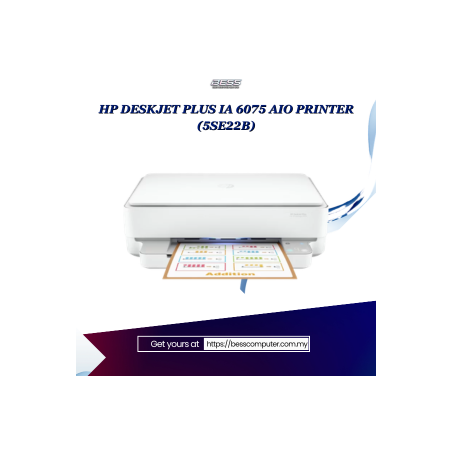 HP DESKJET PLUS IA 6075 AIO PRINTER (5SE22B)