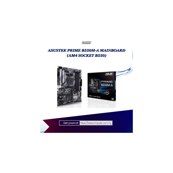 ASUSTEK PRIME B550M-A MAINBOARD (AM4 SOCKET B550)